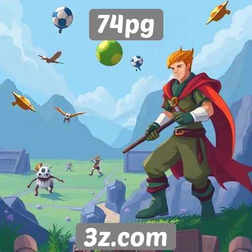 Comparação entre 74pg e outros sites de jogos